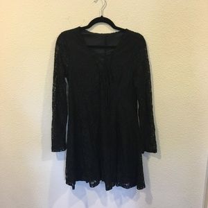 The Impeccable Pig Dresses - The Impeccable Pig black lace long sleeve dress The Impeccable Pig Dresses - The Impeccable Pig black lace long sleeve dress